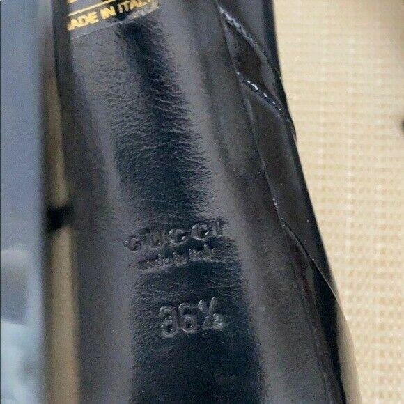 Authentic GUCCI Suede Leather Ankle Boots Sz 36.5 - Picture 8 of 12